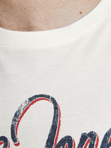 Jack & Jones Mens Plus Logo Printed Tee