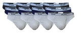 Duke Men's Big Size 12 Pairs Pack Jersey Cotton Briefs Size 1XL - 10XL