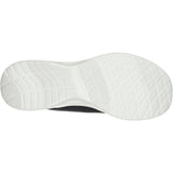 Skechers (GAR149340) Women's Skech-Air Dynamight Top Prize Wide Trainer in Black/Turq 4 to 8