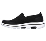 SKECHERS Men's Extra Wide Fit GOwalk 5 Apprize Ultra GO Max Running/Walking Shoes in Black/White