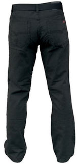 Duke Men's Plus Size Jeans Bedford Cord With Belt in Black Waist 40 to 60"