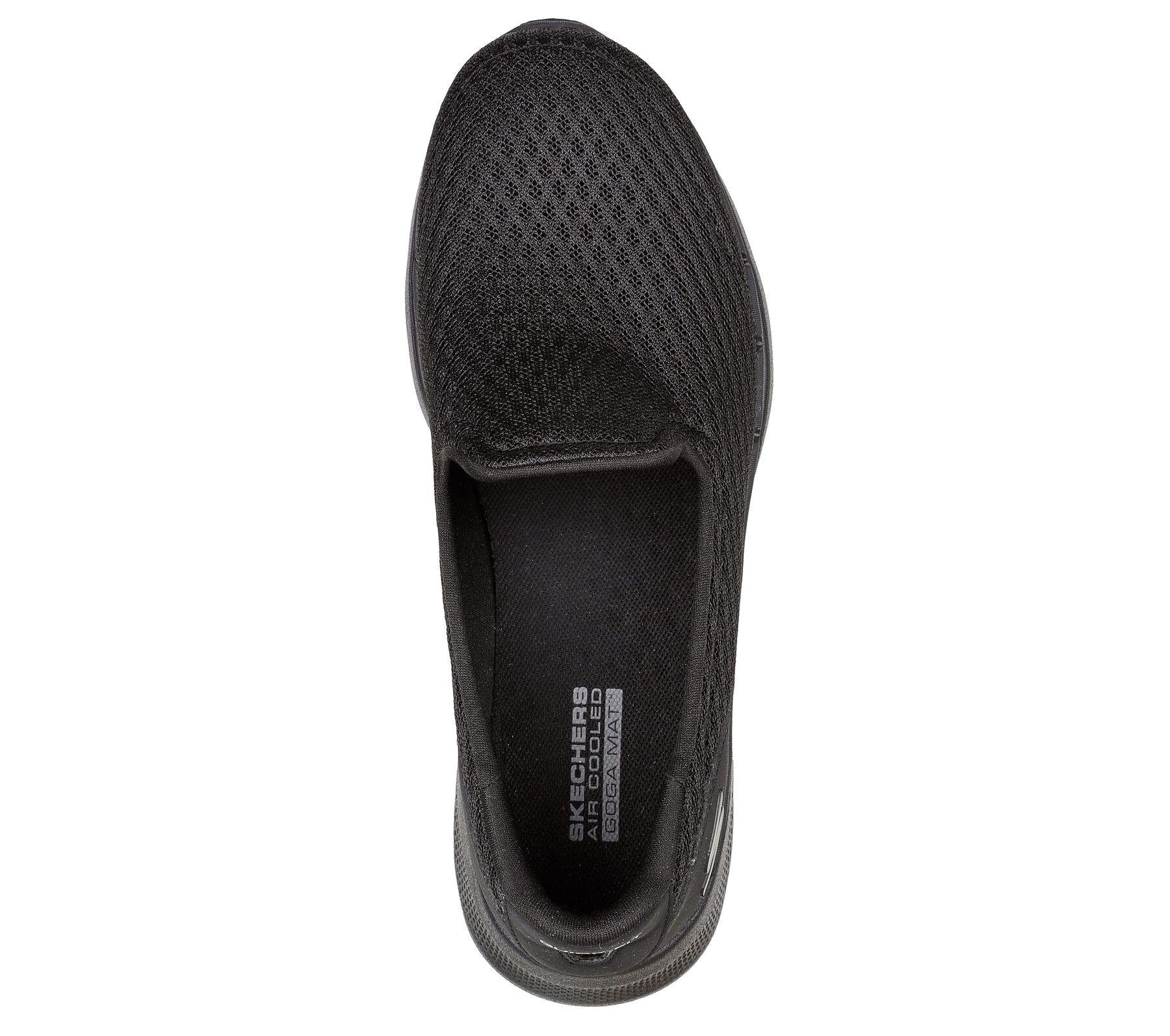 Skechers (GAR124508W) Slip On Ladies Go Walk 6 Big Splash Shoes in UK 4 to 8