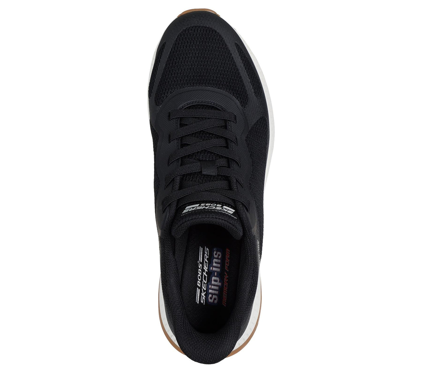 Skechers Slip On Sneaker Shoe For Men BOBS Sport Squad Chaos 4 Slip-Ins in Black, 5.5-13