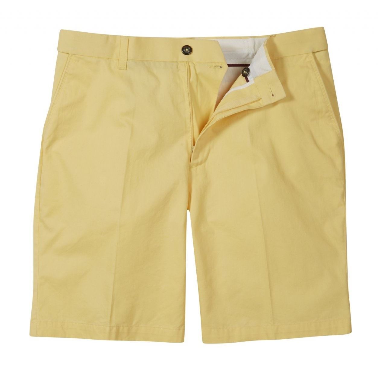 SKOPES PURE COTTON FLEXI WAIST BUDE CHINO SHORTS IN WAIST 32 TO 62, 3 COLOR OPTIONS