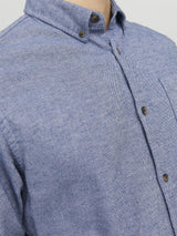 Jack & Jones Long Sleeves Shirt For Men (JJECLASSIC MELANGE) in 4 Colours, L-XL