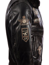 YBOB Men's Air Force Jacket - Black