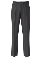 SKOPES Mens Extra Tall Wool Blend Formal Trousers in Charcoal (Wexford)