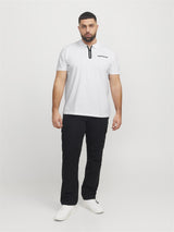 Jack & Jones Short Sleeves Polo Shirt For Men (JCOFUSION PIQUE) in 3 Colours, 4XL-7XL