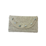 Shell Pouch Raffia