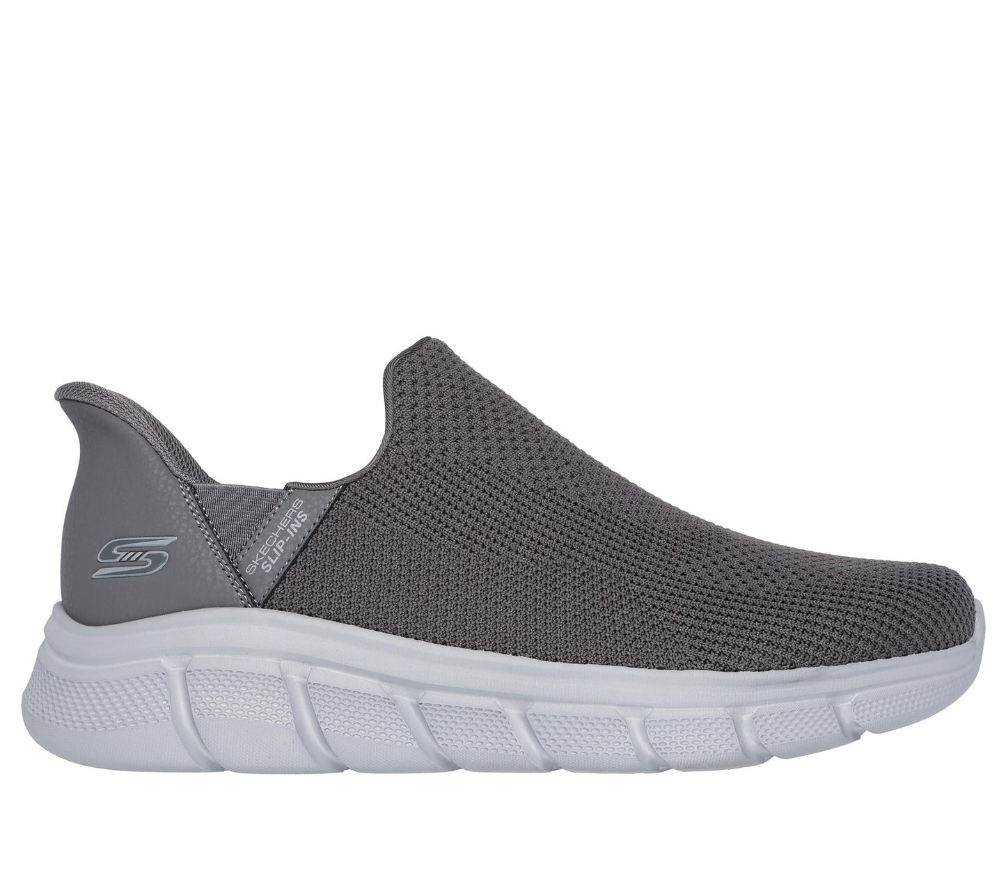 Skechers Slip On Shoe For Men BOBS Sport B Flex Resilient Slip-ins in Gray, 5.5-13