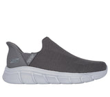 Skechers Slip On Shoe For Men BOBS Sport B Flex Resilient Slip-ins in Gray, 5.5-13