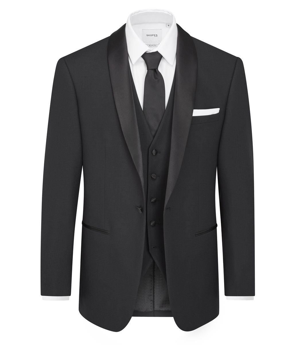 Skopes Men's Newman Dinner Jacket in Black 34 to 62 Regular & Long