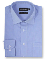 Double Two Mens Pure Cotton Easy Care LS Micro Check Shirts (3736) in Multi Option