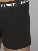 Jack & Jones Trunks 3 Pack For Men in Black (JACANTHONY) in Black, M-XL