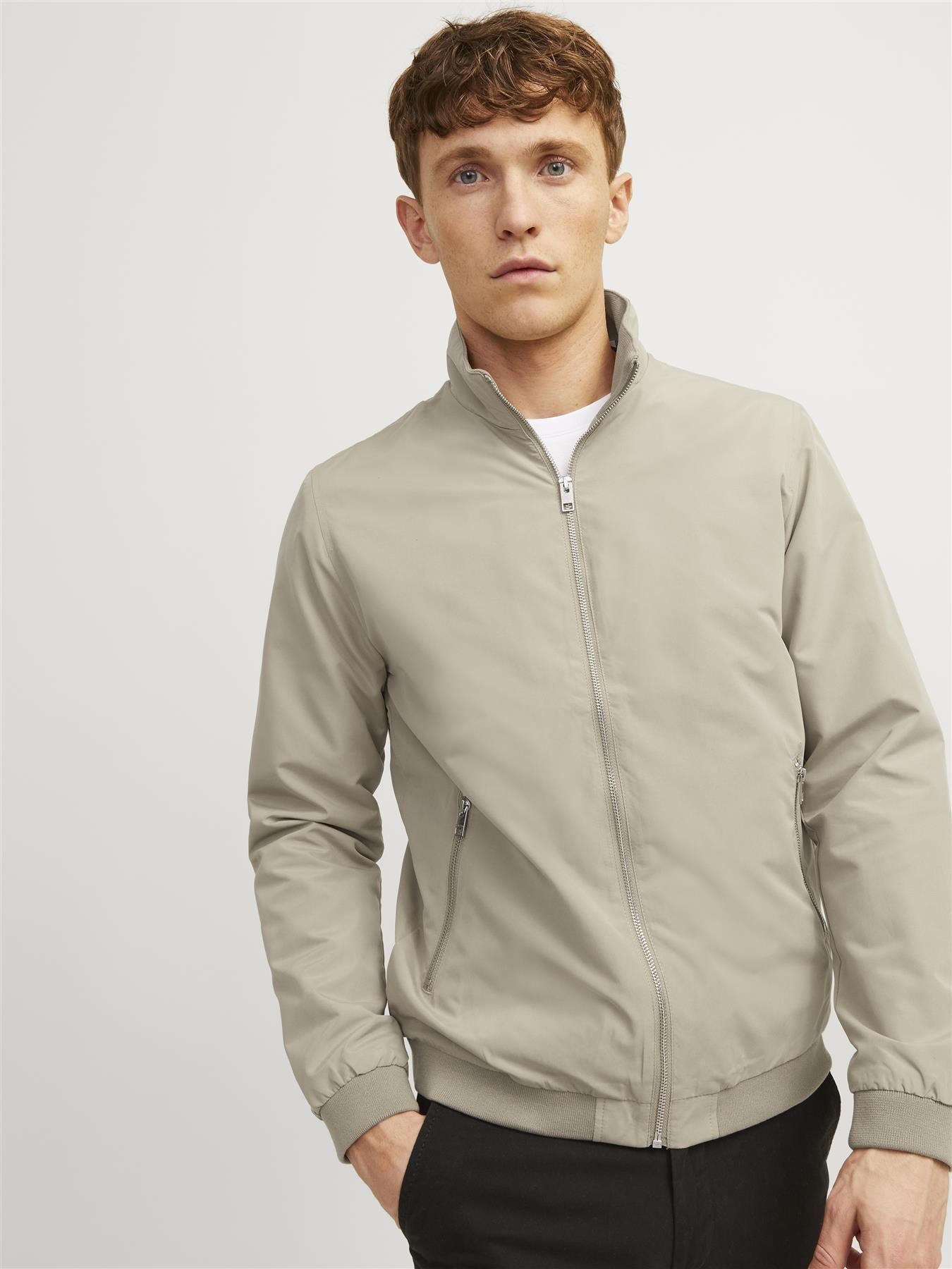 Jack & Jones Bomber Jacket For Men (JJERUSH HARRINGTON) in 3 Colours, L-XL