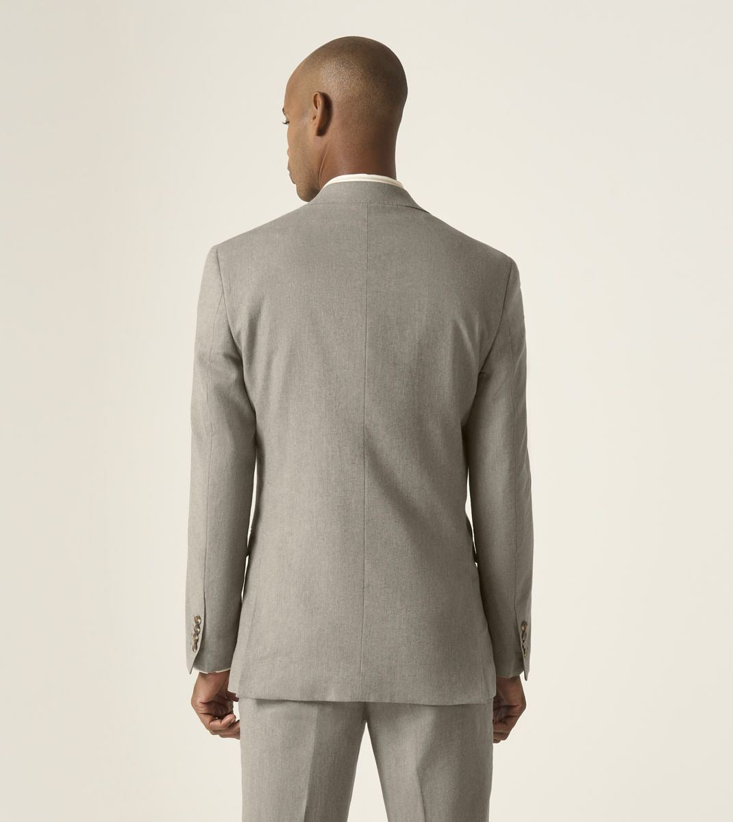 Skopes Calvados Linen Blend Tailored Fit Suit Jacket For Men in Stone Beige, 36S-62L