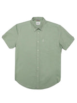 Ben Sherman Signature Oxford Short Sleeve Shirt For Mens (0065095) in Grass Green, 2XL-5XL