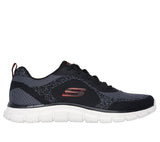 Skechers Lace Up Sneaker Shoe For Men Track Glendor in Black/Red, 5.5-13