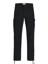 Jack & Jones Relaxed Fit Cargo Pants For Men - JPSTKANE BARKLEY CARGO PANT NOOS in Black , 27W-36W