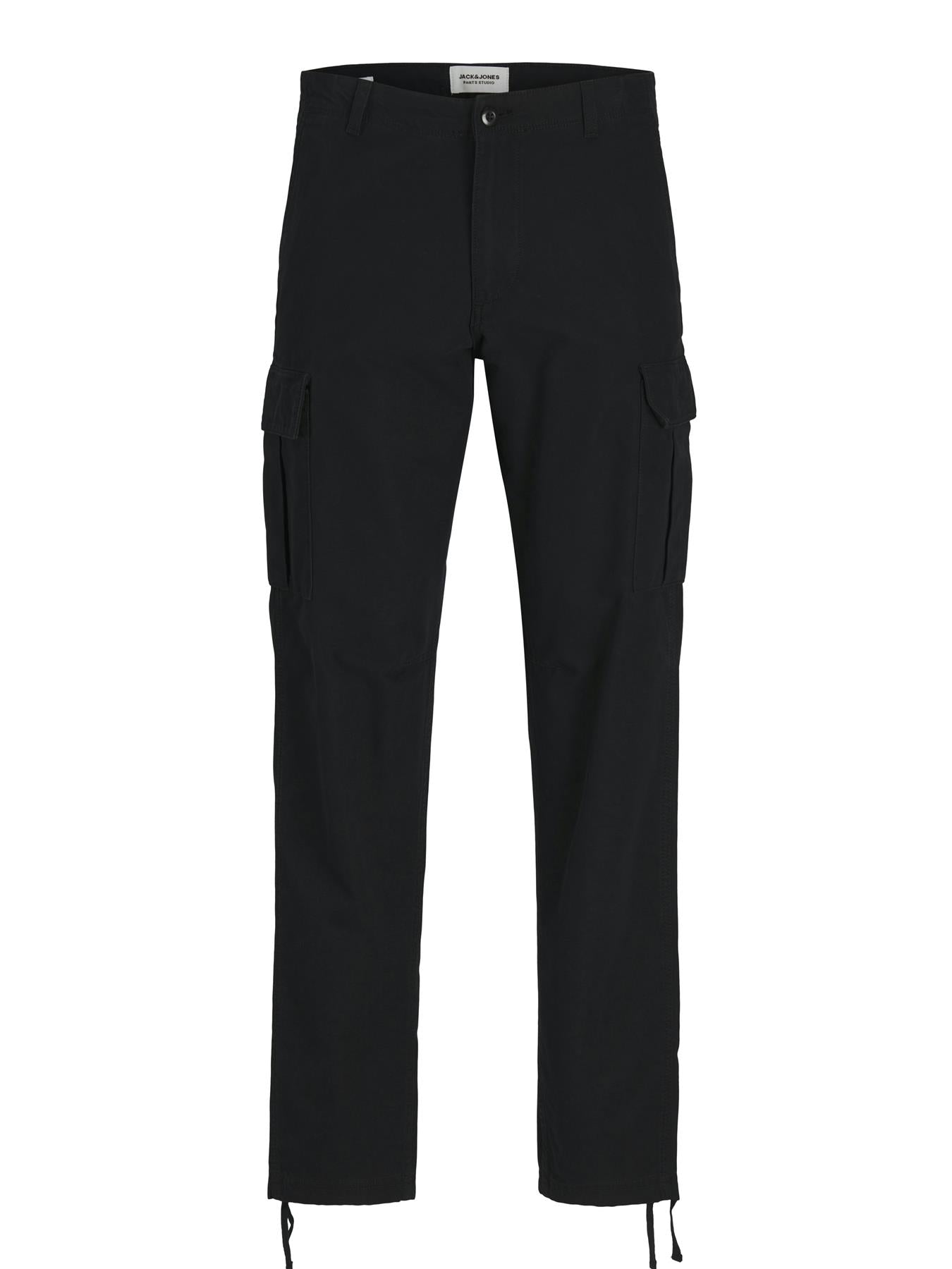 Jack & Jones Relaxed Fit Cargo Pants For Men - JPSTKANE BARKLEY CARGO PANT NOOS in Black , 27W-36W