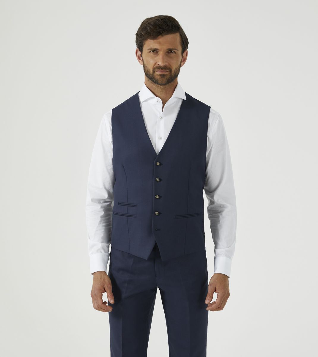 Skopes Joss Suit Waistcoats For Mens in Blue, 34 to 72