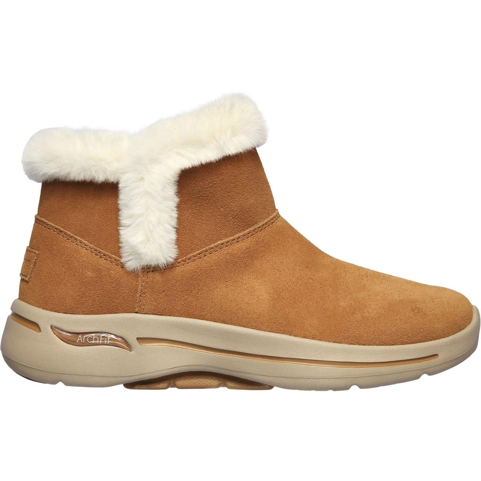 Skechers (GAR144400) Ladies Ankle Boots Go Walk Arch Fit Cherish in UK 3 to 8