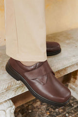 Men'S Casual Shoes (Reece)4E Wide Fit By Db Shoes in Brown