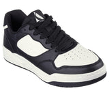 Skechers Men Trainer Shoes - Koopa - Volley Low Varsity in Black/White, 3-13
