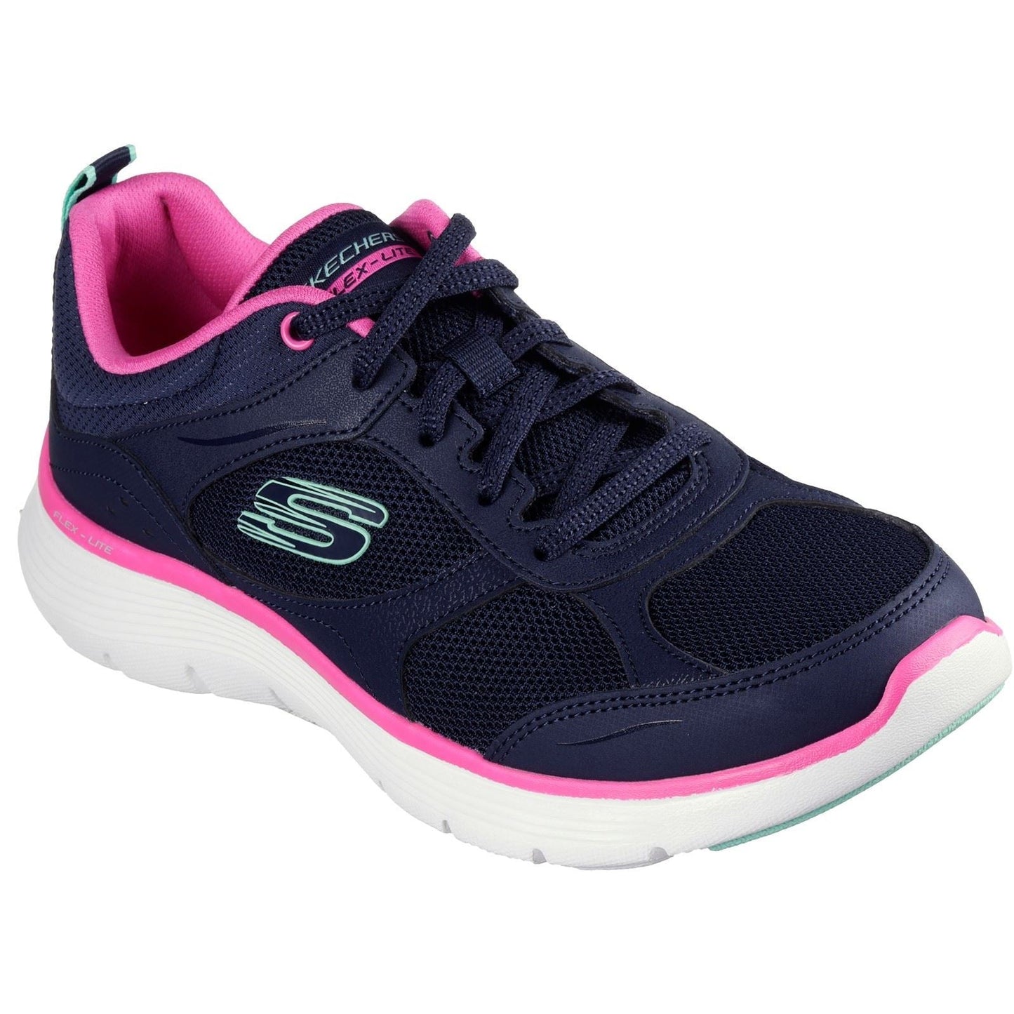 Skechers Women Trainers - Flex Appeal 5.0 Fresh Touch in Navy/Hot Pink, 3-8 - GAR150202