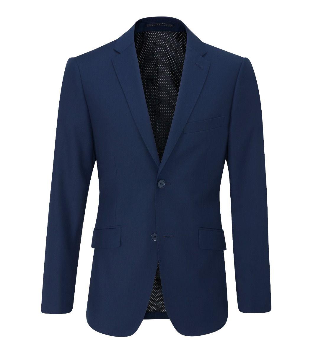 Skopes Men's Milan Slim Suit Jacket in Blue 34 Short to 48 Regular