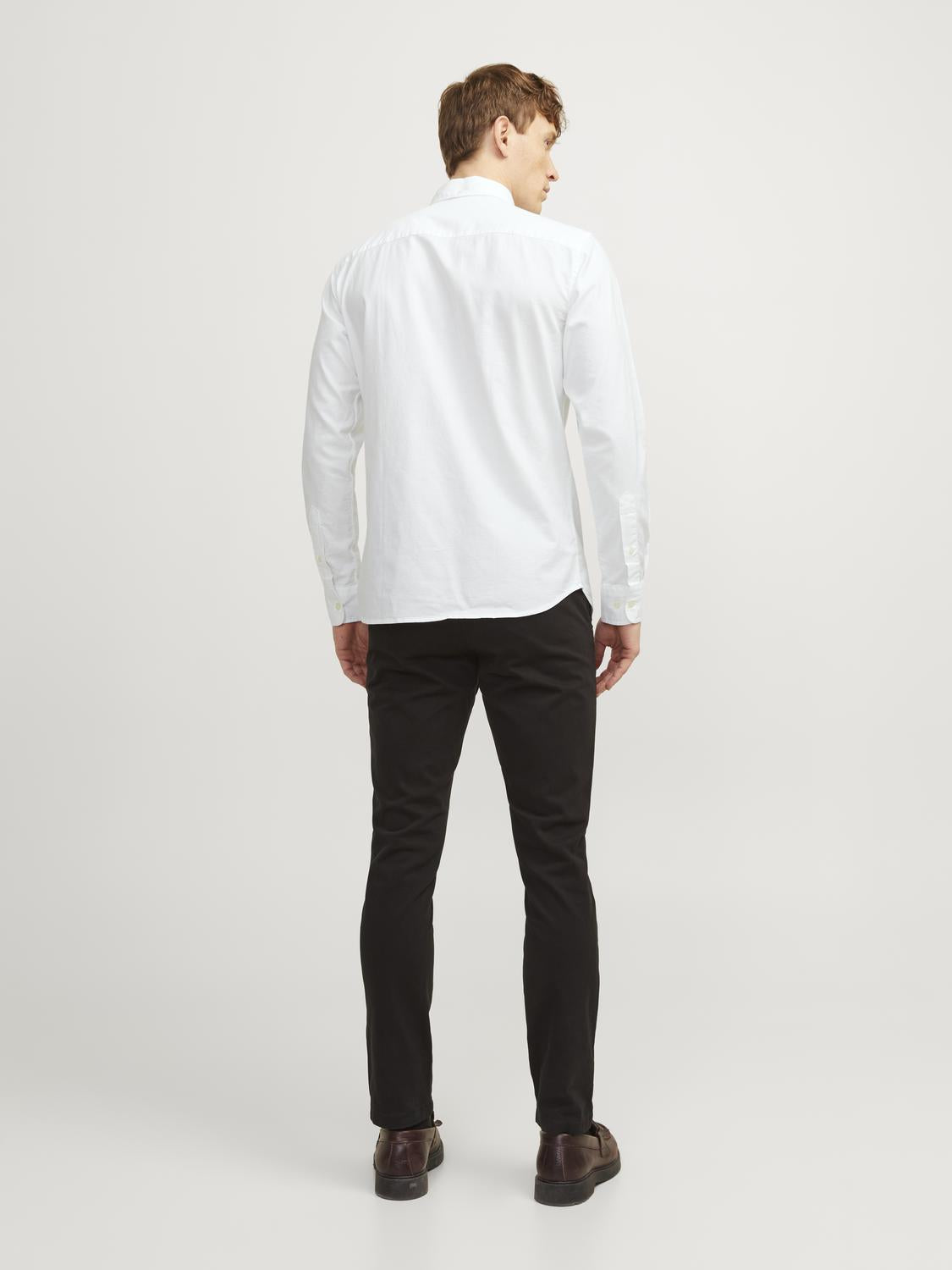 Jack & Jones Oxford Shirt With Long Sleeves For Men (JPRBLUBROOK) in 8 Colours, L-XL