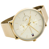 Tommy Hilfiger Women’s Watch Stainless Steel Gold Mesh Strap With Gold Dial 1781943 Jenna
