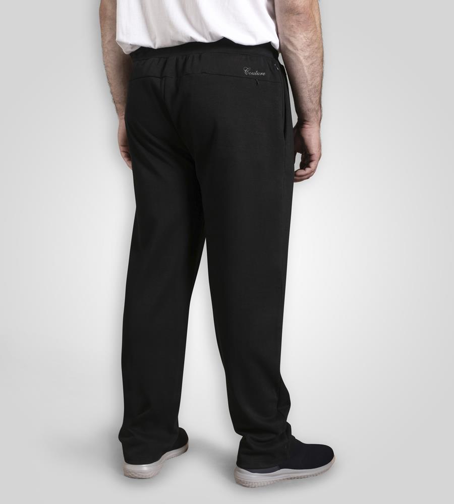 D555 KINGSWOOD Couture Open Hem Jogger For Men (Tall) With Pin Tuck Front in Dark Navy, LT-3XLT