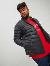 Jack & Jones Men's Plus Size Long Sleeves Jacket in Black, 3XL to 5XL
