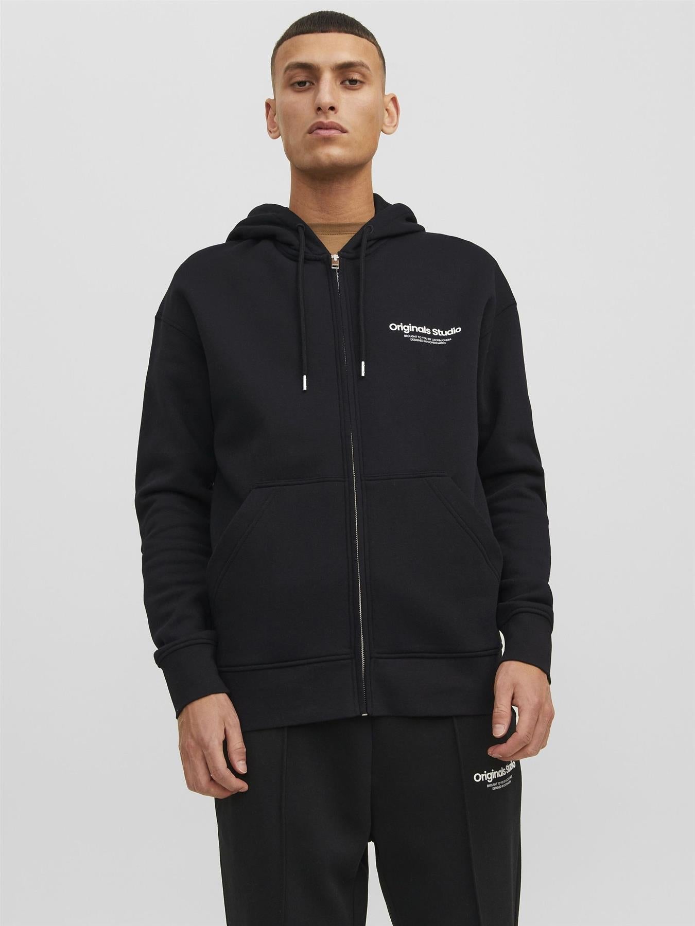 Jack & Jones Sweatshirt Zip Hoodie For Men (JORVESTERBRO) in 2 Colours, L-XL