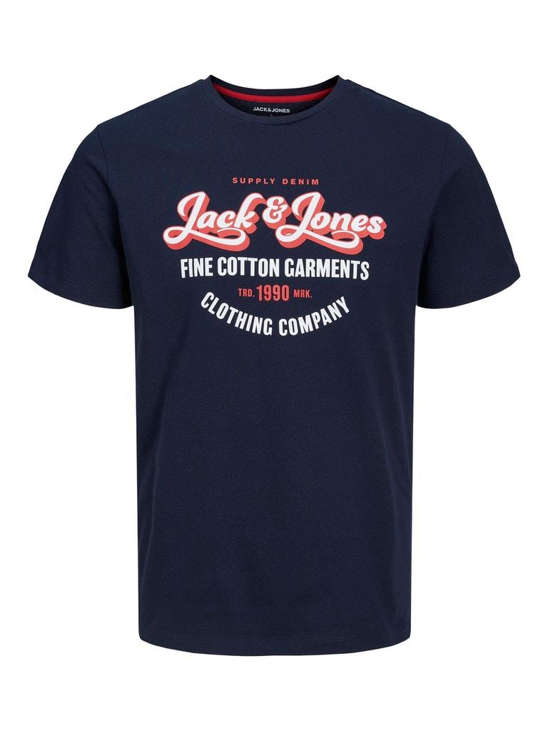 Jack & Jones Men's Plus Size Short Sleeves T-Shirt Size 1XL to 6XL, Multicolours