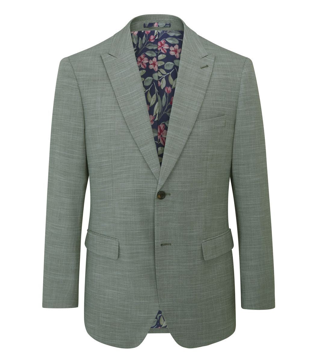 Skopes Elio Suit Tailored Fit Jacket For Men in Sage Green, 36S-62L
