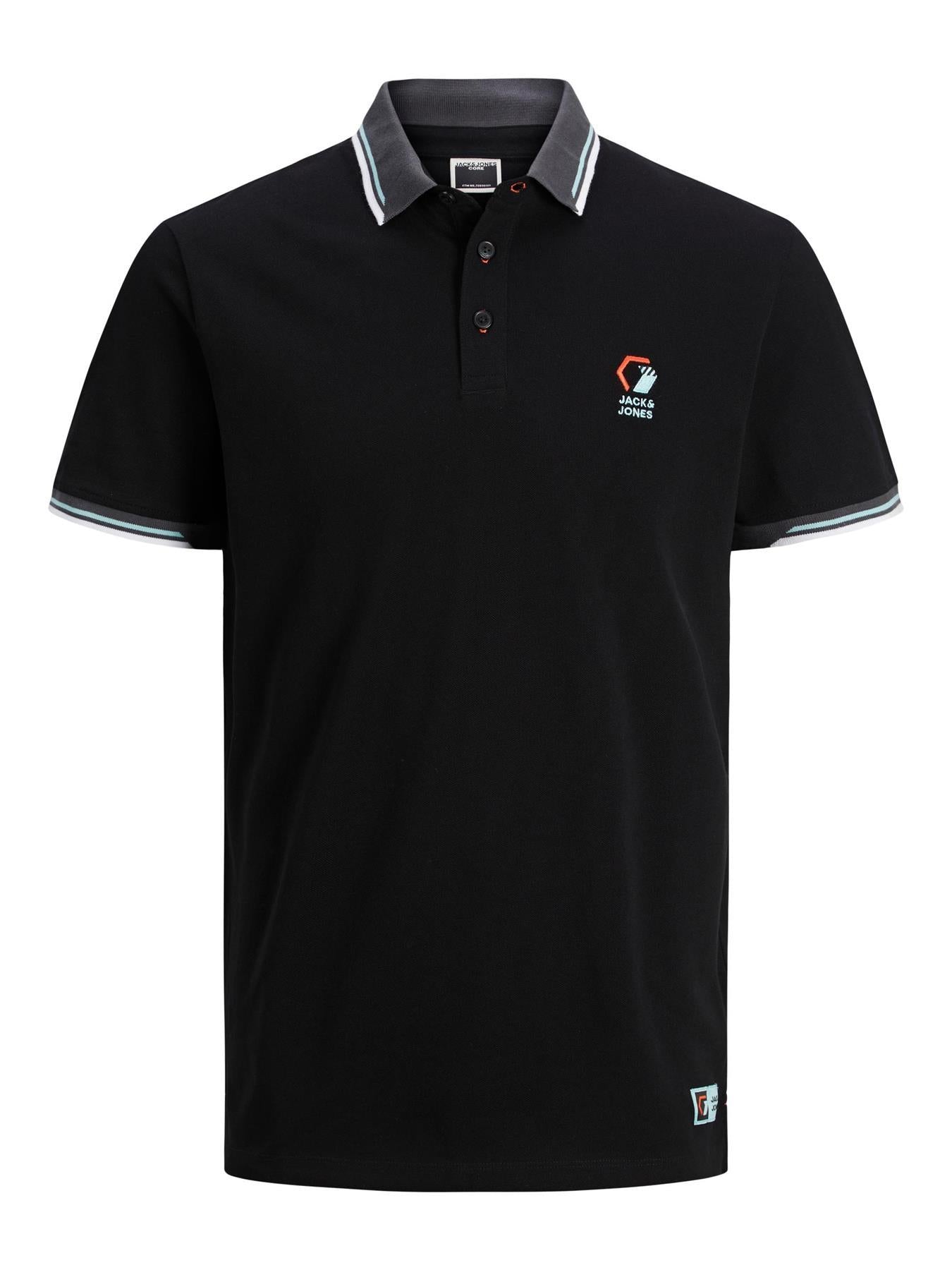 Jack & Jones Men's Jcologan Short Sleeve Polo Shirt With Embroidery US1XL to 6XL