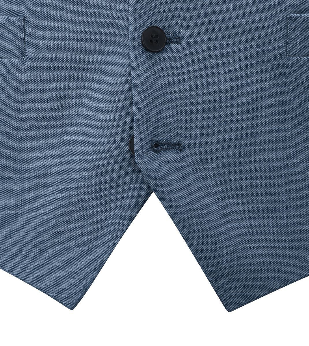 Skopes Lucien Suit Waistcoat For Men in Teal Blue, 34R-62R