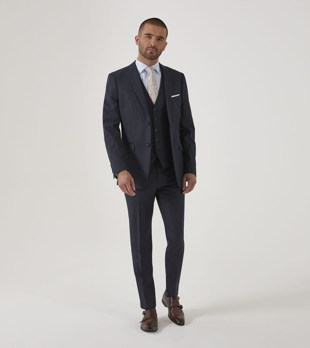 Skopes Slim Fit Suit Jacket Farnham in Navy 34 to 62