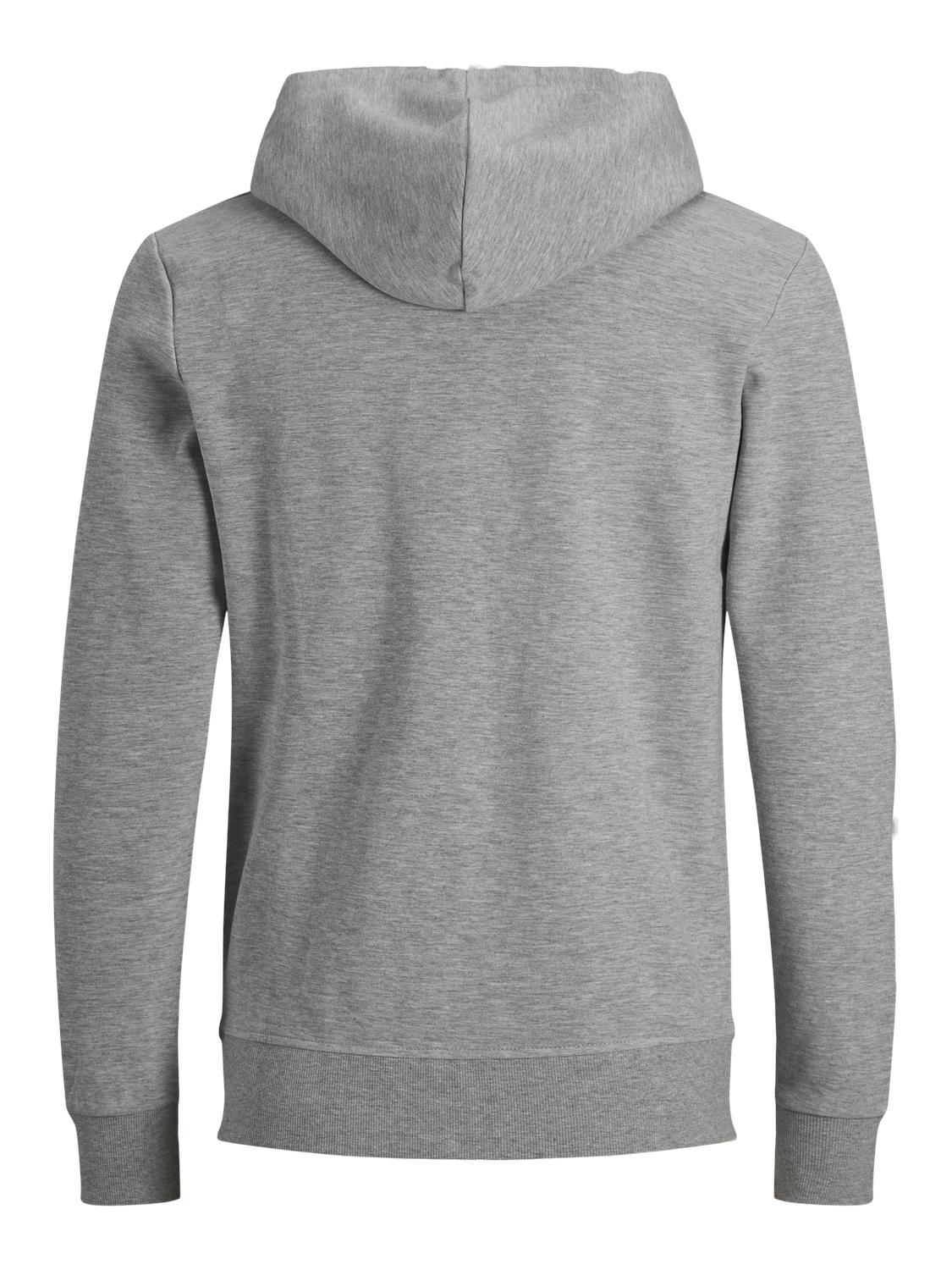Jack & Jones Sweatshirt Zip Hoodie For Men (JJEBASIC) in 3 Colours, L-XL