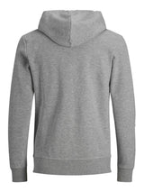 Jack & Jones Sweatshirt Zip Hoodie For Men (JJEBASIC) in 3 Colours, L-XL