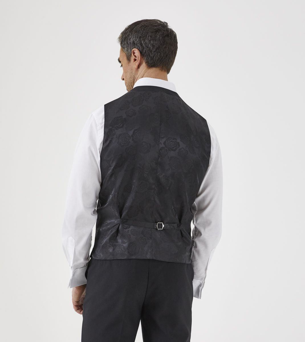 Skopes Barney Dinner Suit Waistcoat For Men's in Black, 34R to 52R
