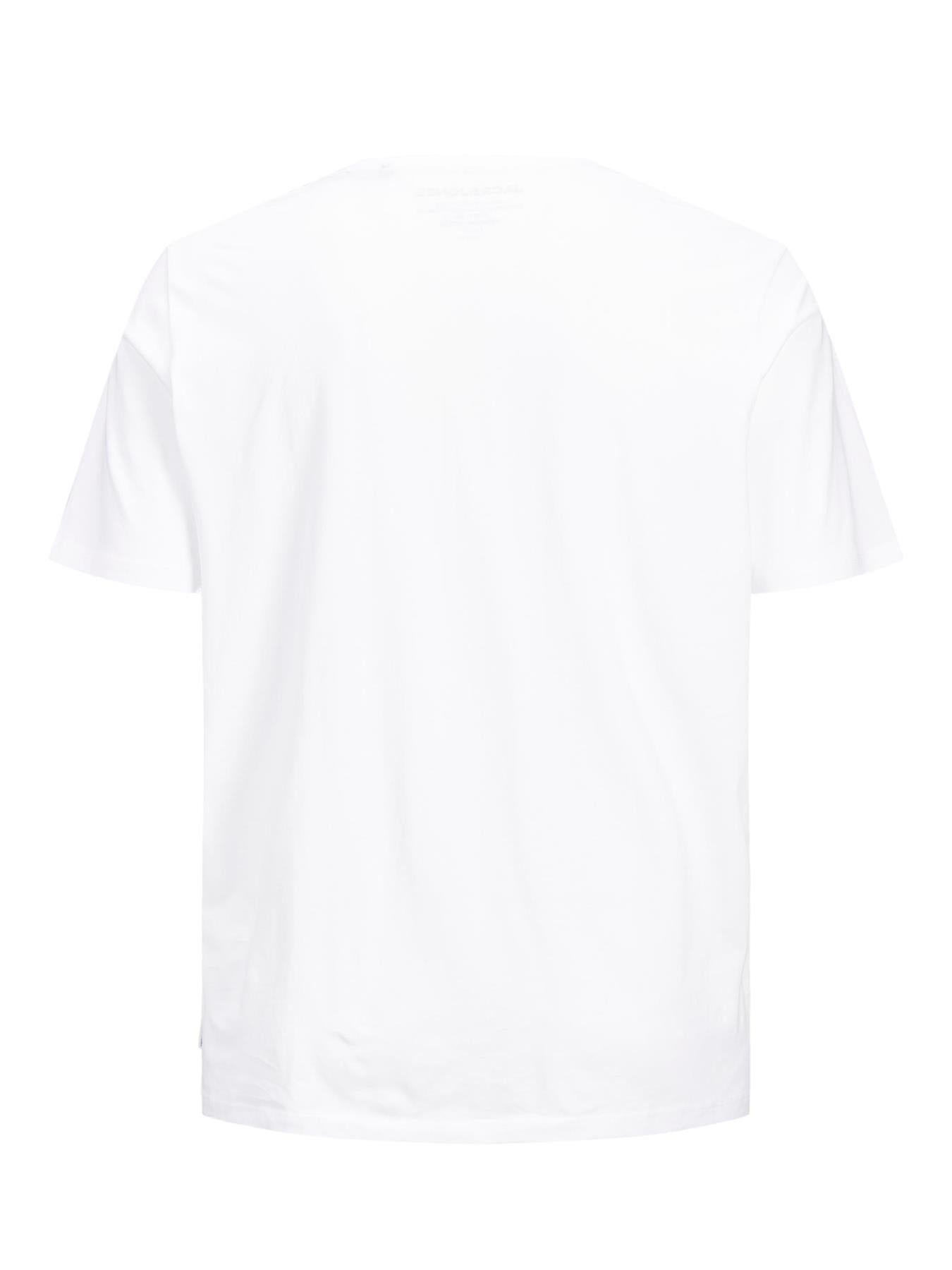 Jack & Jones Mens Plus Size Organic Cotton Basic Tee