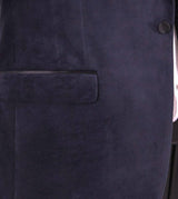 Skopes Men's Tailored Fit Jive Velvet Sports Jacket Blazer in Navy in 54 to 62 Regular to Long