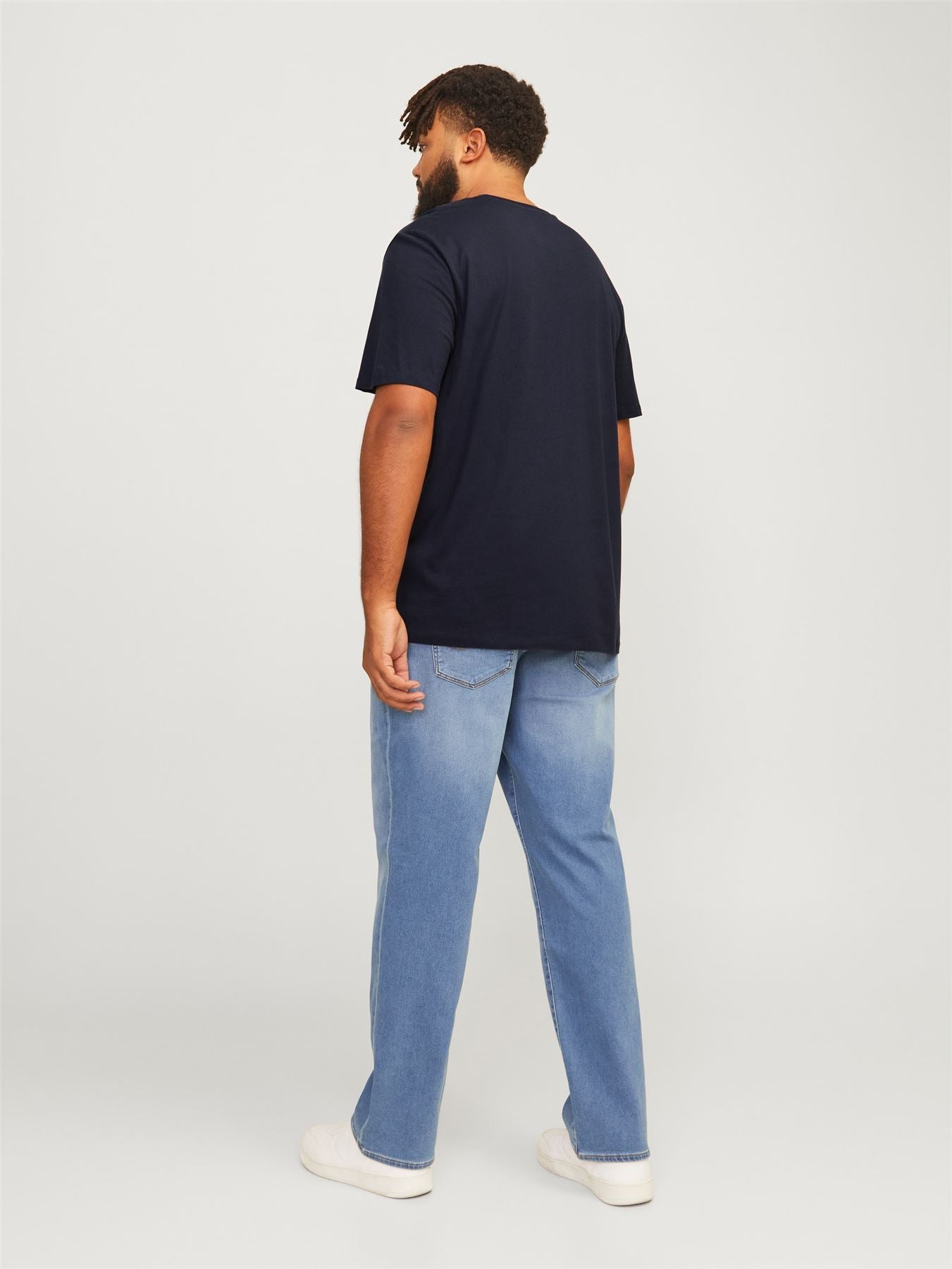 JACK & JONES Plus Size Short Sleeve Brand Logo T-Shirt for Men in 2 Colours, 2XL-6XL