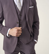 Skopes Tailored Fit Beckett Suit Jacket For Men in Mauve, 36S-62L