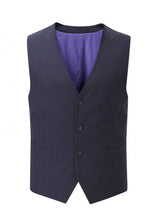 SKOPES Mens Wool Blend Darwin Navy Waist Coat