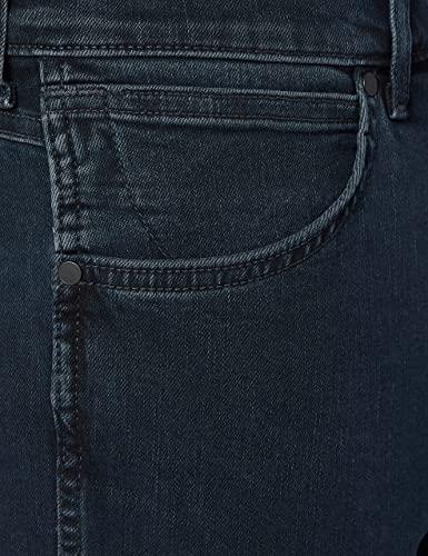 Wrangler Men's Greensboro Regular Fit Sammy Stretch Cotton Rich Straight Leg Jeans (W15QLT35X) 36 - 46 Waist, Iron Blue