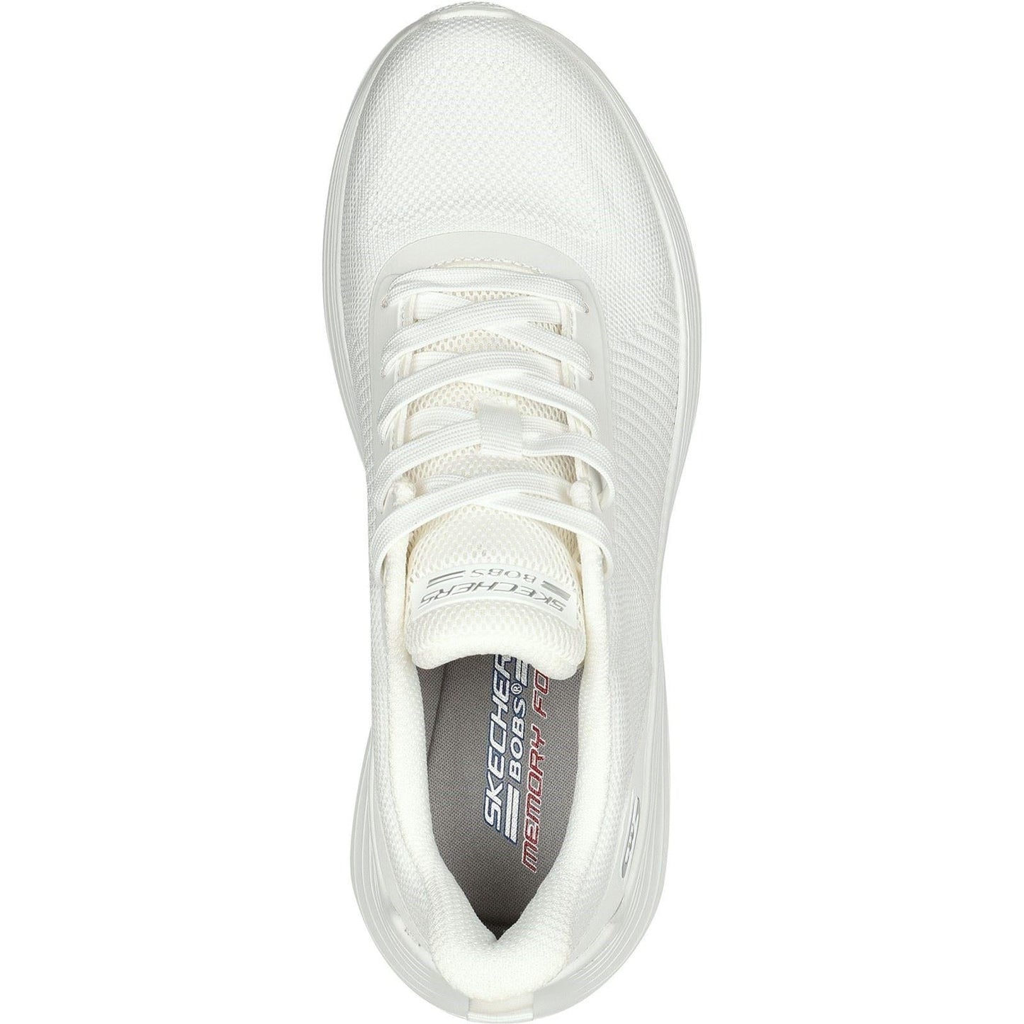 Skechers (GAR117470) Women's Bobs Squad Waves Shoes in Off White 3 to 8